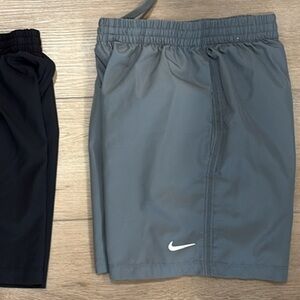 Nike Dri-Fit Gray Athletic Shorts, 5.5” inseam, Boys Youth size M